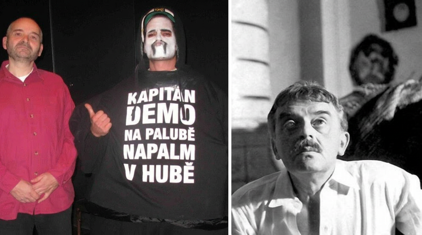 Netradiční koncert Jana Buriana k vernisáži obrazů Jiřího Školníka